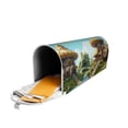 thumbnail image 5 of Goofa Cartoon Mushroom House Pattern Mailbox Cover, Mailbox Decoration with Magnetic Strips for Standard and Large Mailboxes, Easy Installation, Durable and UV-Resistant-25.5x21 in, 5 of 8