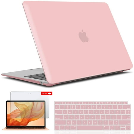 3 IN 1 IBENZER New 2021 2020 MacBook Air 13 inch Case M1 A2337 A2179 A1932,  Hard Shell Case & Keyboard & Screen Film