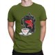 thumbnail image 5 of Camiseta de algodón vintage con estampado de "Un pez en la cafetera", de Twin Peaks, de manga corta y cuello redondo., 5 of 7