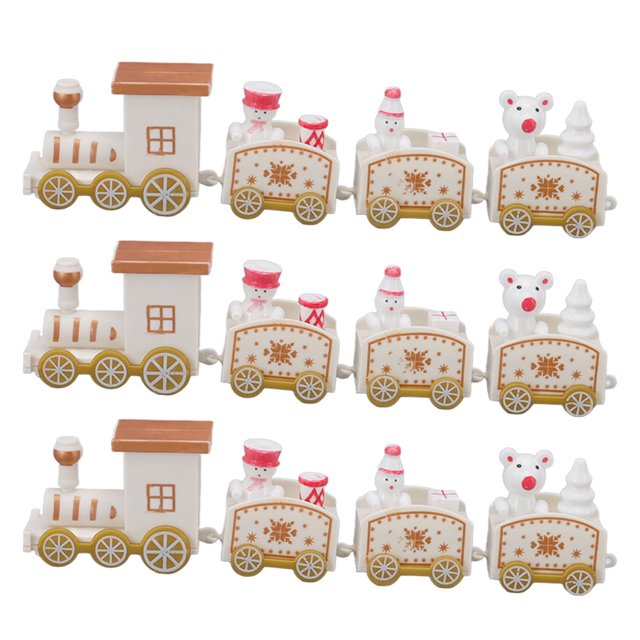 Mini Decor Set, Small Christmas Decorations Plastic Durable Environmentally Friendly Safe Reliable For Cake Red,Green,White