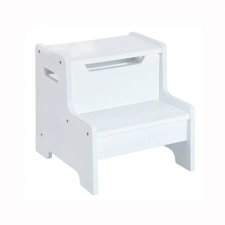 Pink Butterfly Stool - Expressions Step Stool - White