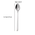 thumbnail image 3 of HBFAGFB Stainless Steel Fruit Spoon Food Tableware Versatile Daily Use Kitchen Supplies White, 3 of 8