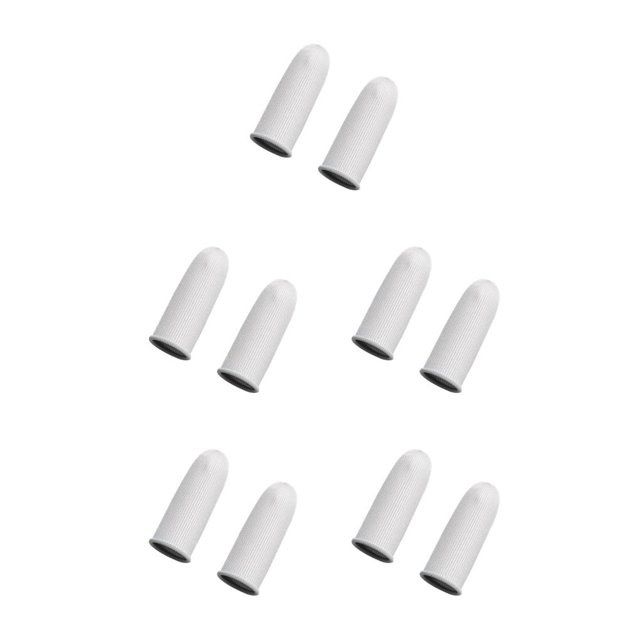 Sidaley 1 par de guantes antideslizantes reutilizables para juegos en las yemas de los dedos, fundas antiarañazos sensibles a la absorción de juegos Type2 NO2