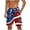 #2_Blue, variant on Clean Swim Trunks for Men Usa 4Th Of July Patriotic Board Shorts American Flag Star Pattern Sweatpants Quick Dry Board Shorts With Zip Pockets Bathing Suits Beach Swimwear