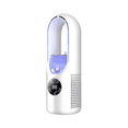 thumbnail image 2 of ZMKIAG Tower Fan with Humidifier - Bladeless Floor Fan 6 Speeds - USB Rechargeable Quiet Cooling Fan for Home Office - Portable Air Circulator with Mist Function for Indoor Use, 2 of 4