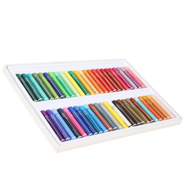 Crayons aquarellables Crayon de Bâton De Peinture à l'huile de Couleur  Lourde de 48 Couleurs Bâton Gras Lavable pour Enfants Crayon de Bâton de