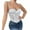 White, variant on Women's Corset Top Bustier Corset Top Tight Fitting Corset Tank Top Straps Top Solid Short Fashion Brown M