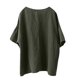 thumbnail image 5 of Vestidos Casuales Para Mujer, Blusas De Mujer De Moda Blusa informal con cuello redondo, cómoda y moderna, con mangas 3/4 y estampado para mujer, 5 of 5