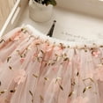 thumbnail image 4 of WOYY Toddler Girls Floral Embroidery Tutu Skirt Birthday Party Tulle Skirt, Sizes 12M-5T, 4 of 5