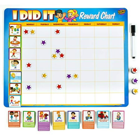 Kids Behavior Reward Chart - 63 Chores as Potty Train, & More. “Thick ...