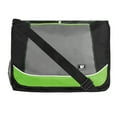 thumbnail image 6 of SUMACLIFE Universal Multipurpose School, Travel, Business Canvas Messenger Shoulder Bag Fits Laptop Devices up to 15.6 Inches (Neon Green), 6 of 7