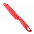 thumbnail image 1 of Yuarrent Juegos de cocina para niños Herramientas de cocina reales Pastel seguro Bordes dentados Corte cómodo Manijas ergonómicas Accesorios Mostrada rojo, 1 of 6