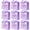 Purple, variant on 50 Pack Small Thank You Gift Bags, 4.5x1.8x3.9 Inches Party Favor Bags, Mini Pink Thank You Bags with Ribbon, Wedding Candy Favor Boxes, Paper Gift Bags for Baby Shower, Birthday Party