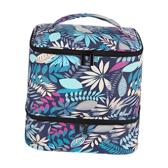 Nail Polish Bag Box Holds ,30 Bottles with Dividers Nail Dryer Case, Nail Polish Organizer for Essential Oil Manicure Accessories, Lady ,Adults