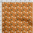 thumbnail image 3 of Soimoi Halloween Print,Cotton Poplin, Sewing Fabric Sold by The Yard 42 Inch Wide,Sewing Craft Quilting/Quilt Making Fabric, Orange, 3 of 5