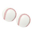 thumbnail image 1 of 2Pcs Training Baseball for Practice White Outdoor Sports Baseball Ball, 1 of 1