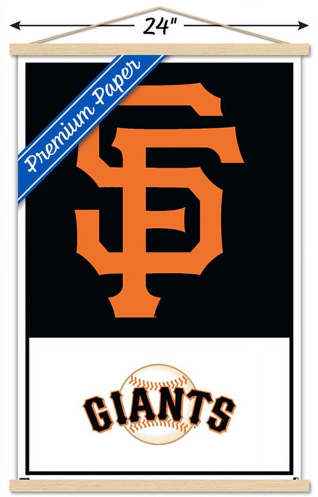 MLB San Francisco Giants - Logo 22 Wall Poster with Magnetic Frame, 22.375" x 34"