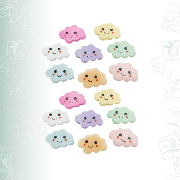 OULII 40PCS Creative Hairpin Making Supplies Cloud Shape Hair Accessories for Women Assorted Color