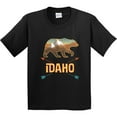 thumbnail image 3 of Inktastic Idaho Vacation Bear Silhouette Youth T-Shirt, 3 of 5