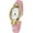 Gold/White/PinkPearl/Oval, variant on Blekon Collections Women's Round, Oval, Rectangle Case Shapes Acrylic Tortoise Shell Color Design Cuff Bangle Watch