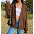 thumbnail image 2 of Sudadera Para Sublimar Con Cierre,capucha Para Mujer, 2 of 7