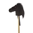 thumbnail image 1 of Aurora World Giddy-Up Stick Cheval 37 Pouces Peluche, Noir, 1 of 3