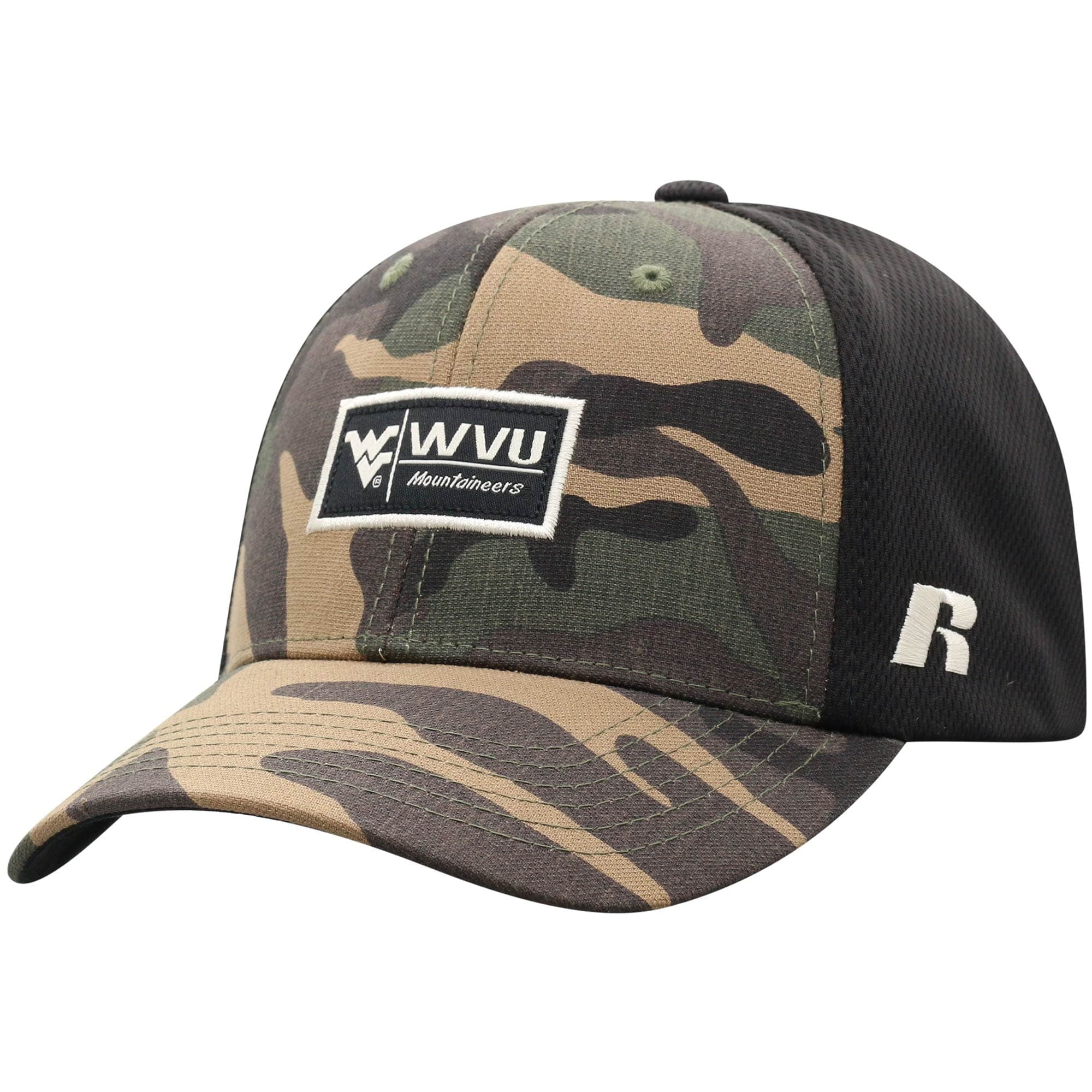 Men's Russell Athletic Camo West Virginia Mountaineers Agent Adjustable