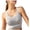 Grey, variant on Sports Bras for Women High Support Criss-Cross Back Padded Strappy High Impact Bralette Seamless Wireless Workout Bras (Grey, S)