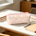 thumbnail image 5 of Small Cute Adorable Versatile Pencil Case Makeup Bag Cloth Pouch Organizer for Stripling Teenagers Home Office University Travel Storage Beautiful Lightweight Portable Ideal Gift 6.7x2.7x1.9 Inches, 5 of 7