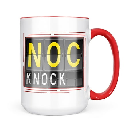 

Neonblond NOC Airport Code for Knock Mug gift for Coffee Tea lovers