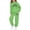 0-Green399, variant on Kiijoy Toddler Girls Tracksuit Los Angeles Print Hoodie Joggers Set, Sizes 2-14