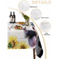 thumbnail image 2 of Cow Sunflowers Table Cloth, Waterproof Tablecloth for Rectangle Tables, Farmhouse Animals Plants Wooden Grain Reusable Washable Fabric Table Cover for Restaurant Kitchen Dining Tables 54"x108", 2 of 9