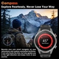 thumbnail image 4 of 3CLOUDGE Smart Watch 1.7" Smartwatch (Metal Body) with 1000mAh Battery/ IP68 Waterproof/100+ Sports Modes, Outdoor Sports, Fitness Tracker fits for Android iPhone Devices (Black), 4 of 10