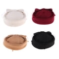 thumbnail image 4 of Sombrero pastillero de lana Zulema para mujer Negro, 4 of 8