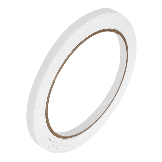 Uxcell Cinta Adhesiva Doble Cara de 1/4 Pulgada x 22 Yardas para Manualidades, Paquete de 3