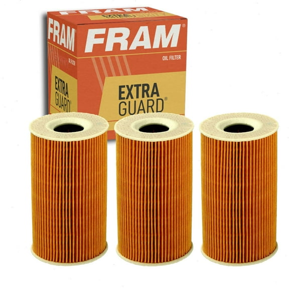 3 pc FRAM CH8278 Extra Guard Engine Oil Filters for 21992 4844 7-1 CMV114 LF482F P8170 Oil Change Lubricant Filters