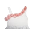 thumbnail image 4 of Girls Dress Asymmetric One Shoulder Flower Girl Party 2, 4 of 4