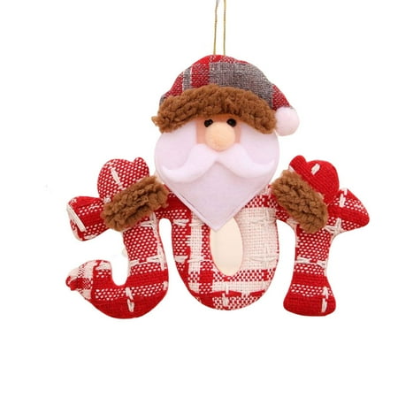 

Christmas Decoration Letters Pendant Durable Creative Decorative Toy for Holiday Party Decoration Old Man