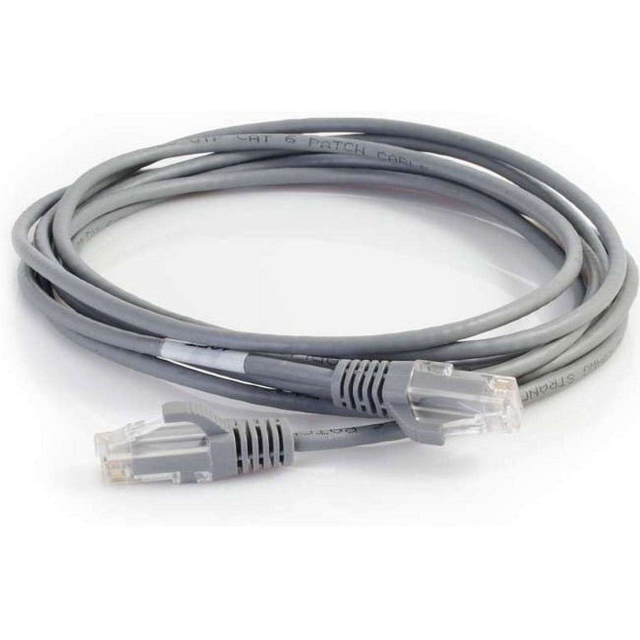 C2G 8ft Cat6 Snagless Unshielded (UTP) Slim Ethernet Network Patch Cable - Gray - patch cable - 8 ft - gray