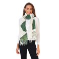 thumbnail image 2 of FORMRS Womens Scarf Winter Soft Long Big Warm Shawls Wrap Tassel Scarves, Hand Drawn Christmas Stars, 2 of 9