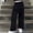 Black, variant on ATOGUTA Cargo Pants Girls Wide Leg School Uniform Pants Kids Elastic Waist Flowy Summer Beach Lounge Trousers with Pockets Size 5T-15, Black