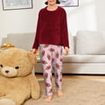 thumbnail image 6 of Xecao Watermelon Ice Cream Print Teenagers' Pajama Pants Long Sleep Pants Soft Elastic Waist Pajama Bottoms Elastic waist with 2 Pockets 5-16 Years-XS(5-6), 6 of 6