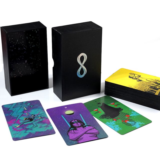 Versión en inglés del juego de mesa de cartas de tarot 12*7cm tamaño original uno a uno de alta calidad