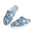 thumbnail image 2 of Lsque Lilies Flowers Pattern Womens Comfort Cotton on Scuff With Memory Foam and Anti-skid Sole Slipper-46/47, 2 of 7