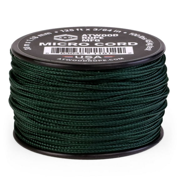 Atwood Rope MFG 1.18mm Micro Cord - Hunter - 125ft