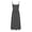 Gray, variant on HBBIKVI Spaghetti Strap Midi Dress for Women Summer Sleeveless A-Line Dress with Scoop Neckline,Fitted Bodice,and Full Flared Skirt for Elegant Vacation Style