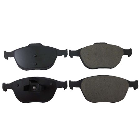 Gridiron Brakes Front Premium Semi-Metallic Brake Disc Pad Set (4) - ID970 (Replaces Part# MKD970)