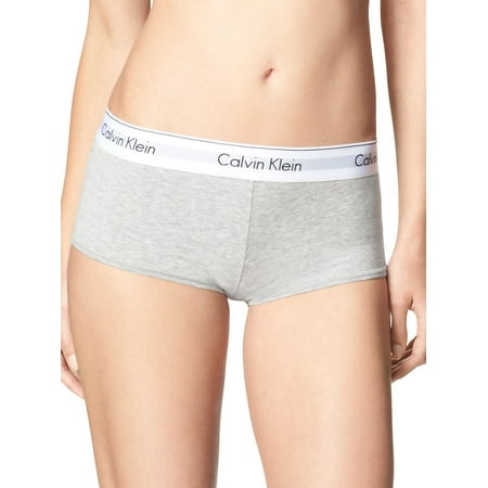 

Calvin Klein Women s Regular Modern Cotton Boyshort Panty Grey Heather X-Large