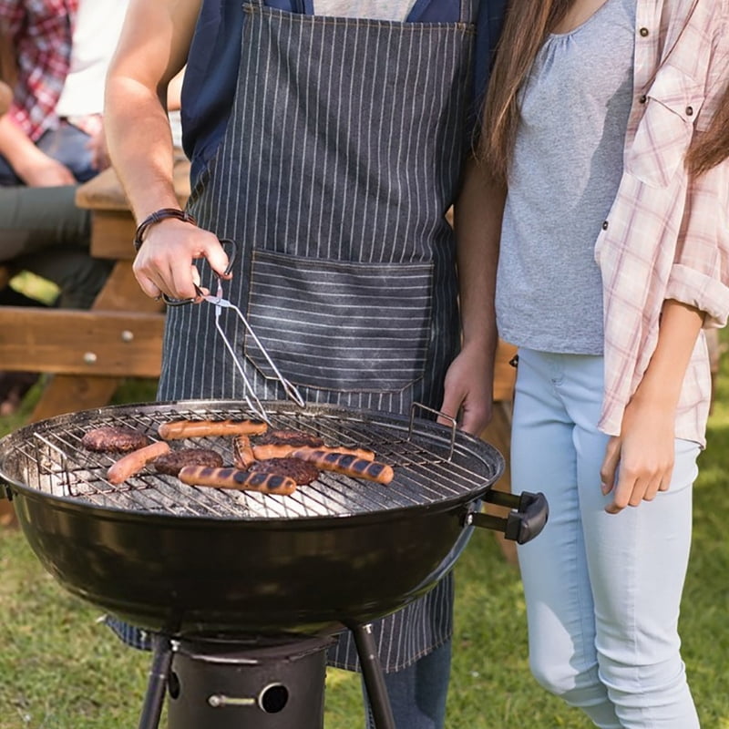 2Pcs Easy Cleaning Grills Brush With Fireproof Fabric Practical Barbecue Scrubber Set For Grills Grates And Griddles