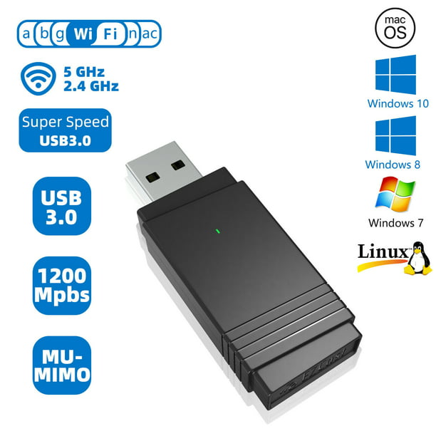 Wifi Adapter 10mbps Usb 3 0 Wireless Network Wifi Dongle With 5dbi Antenna For Desktop Laptop Pc Mac Dual Band 2 4g 5g 802 11ac Support Windows 10 8 8 1 7 Vista Xp Macos 10 5 10 15 Walmart Com Walmart Com